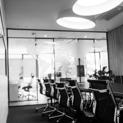 Business meeting room or board room modern interiors